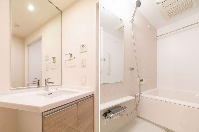 六本木グランドタワーレジデンスの洗面所