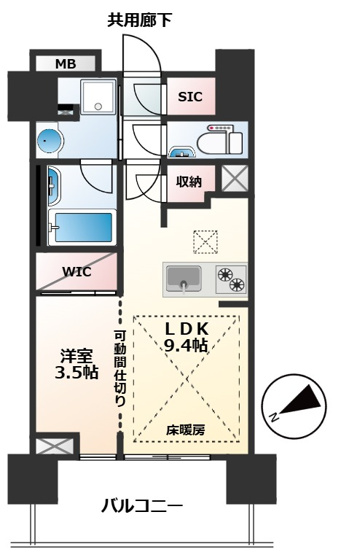【間取り】 | ヴィークスイート松戸