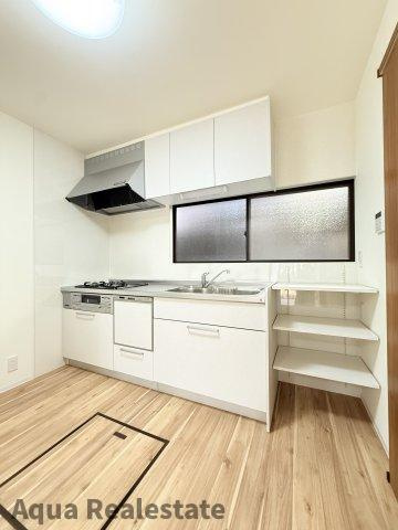 高松市扇町　リノベ住宅のキッチン|使いやすいキッチンです