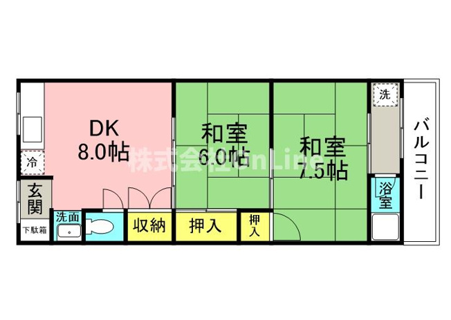 【間取り】 | 大繁ハイツ