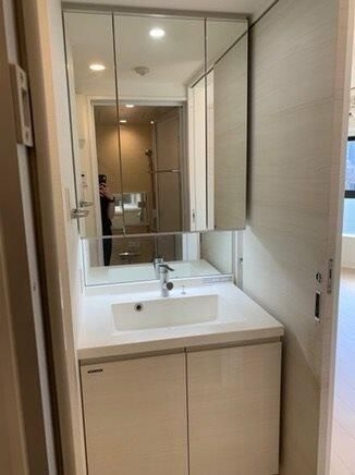 AXAS-IARETH西大島の洗面所