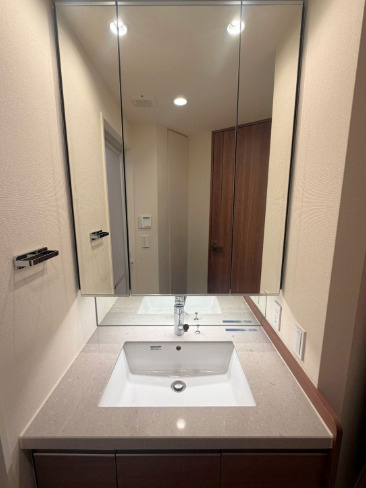 Brillia  Tower 上野池之端の独立洗面台