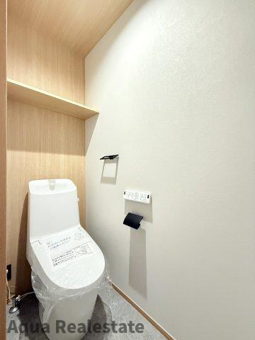 オール電化デザイナーズハウス坂出市白金町建売⑪のトイレ|シンプルで使いやすいトイレです　※同仕様同タイプ室内写真