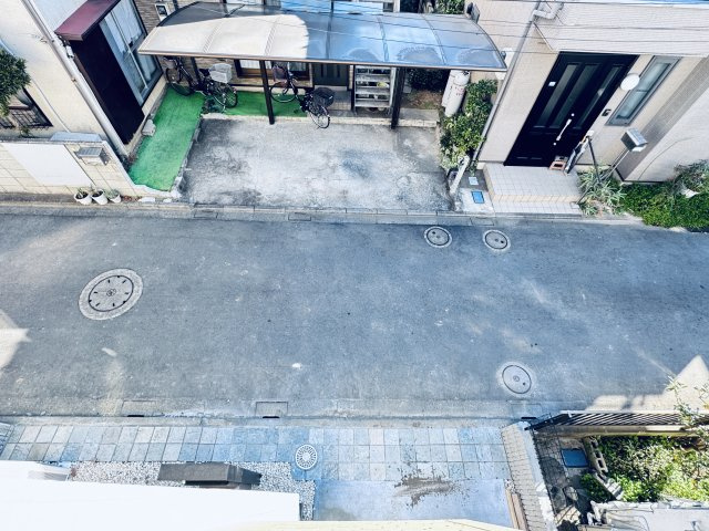 葛飾区西水元４丁目新築戸建【幸田小学校：10分】の展望|バルコニーより道路側眺望