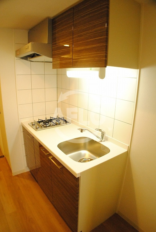 エスリード難波SOUTHのキッチン|エスリード難波サウス　ガス2口コンロシステムキッチン