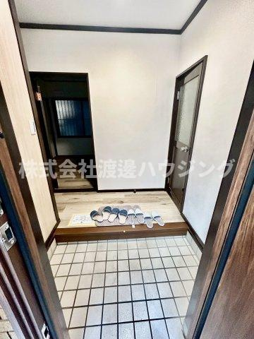 平野区瓜破４丁目一戸建の玄関