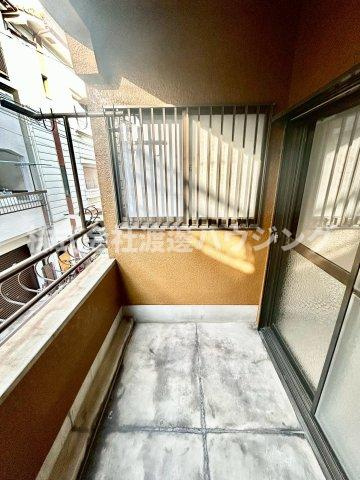 平野区瓜破４丁目一戸建のバルコニー