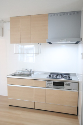 お料理が捗る３口ガスシステムキッチン♪