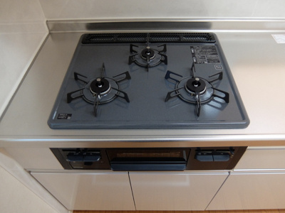 ３口のガスシステムキッチン
