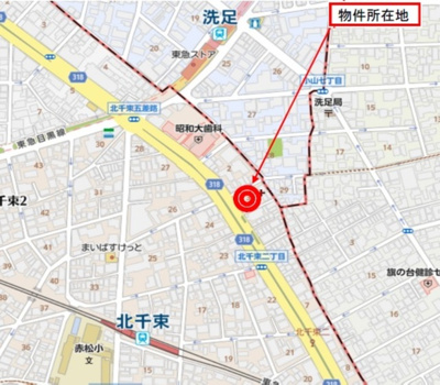 【地図】 | Ｏｐｕｓ　ｒｅｓｉｄｅｎｃｅ　Ｍｅｇｕｒｏ　Ｓｅｎｚｏｋｕ