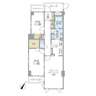 【間取り】 | ウヴラージュ広尾