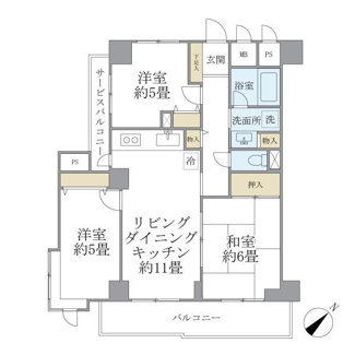 【間取り】 | リエール若松町