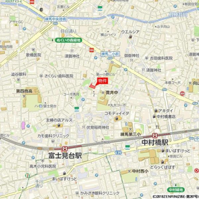 【地図】 | グランヴェール中村橋