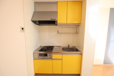 ガスコンロ2口設置済み