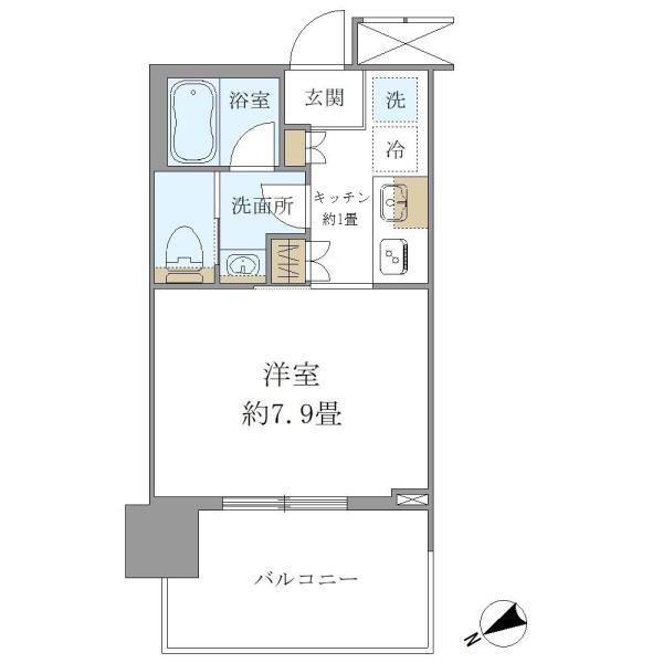 Ｂｒｉｌｌｉａ　Ｔｏｗｅｒ　浜離宮の間取り