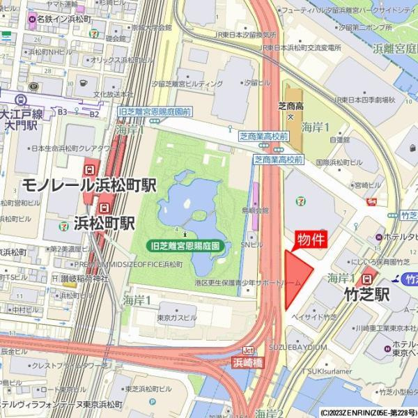 Ｂｒｉｌｌｉａ　Ｔｏｗｅｒ　浜離宮の地図