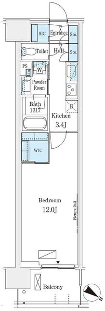 ロイヤルパークス有明の間取り