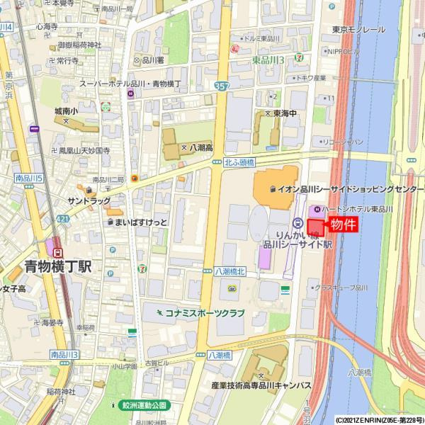 Ｂｒｉｌｌｉａ　Ｔｏｗｅｒ　品川シーサイドの地図