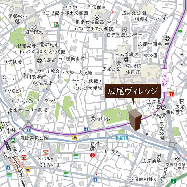 ＨＩＲＯＯ　ＶＩＬＬＡＧＥの地図