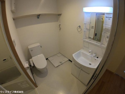 【洗面所】 | ボヌール北谷 | 写真は別のお部屋のものです。