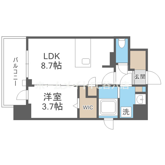 【間取り】 | プランドール新北野