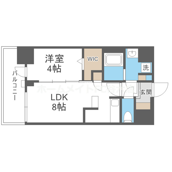 【間取り】 | プランドール新北野