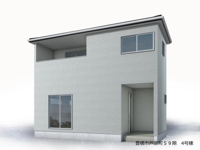 豊橋市芦原町字西上の新築一戸建|完成予想図（外観） 