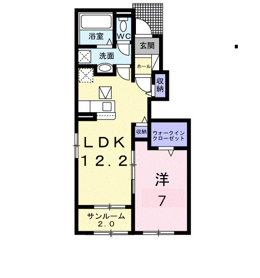 デリス・シャルマンⅡの間取り
