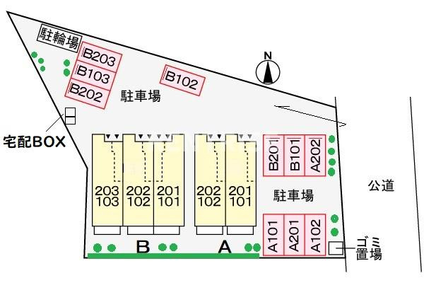 プーリヴァーＢの駐車場|駐車場