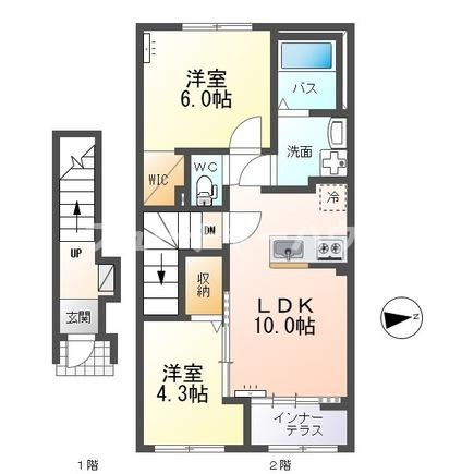 カームハウス（Calm House）の間取り
