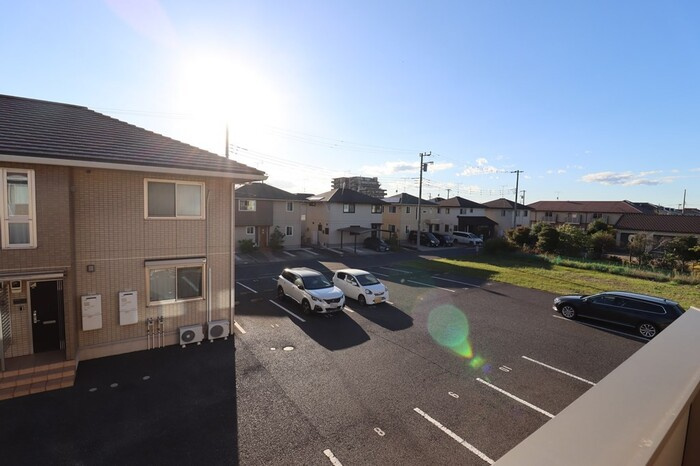 アースウィン　Aの展望|お部屋からの眺めです