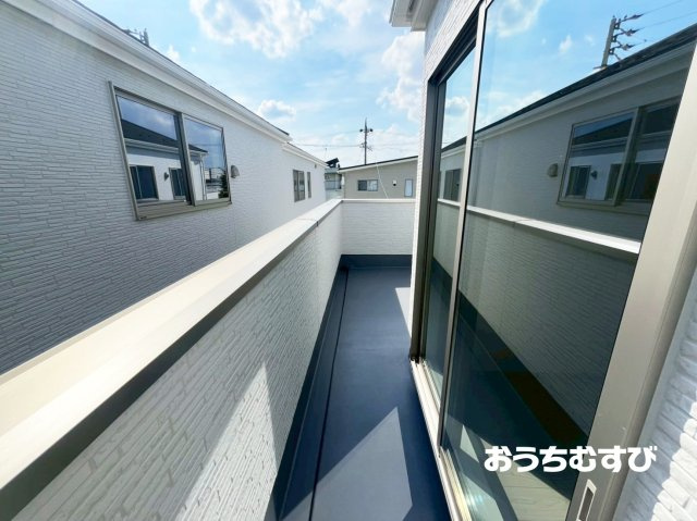 春日井市下津町1期(全2棟)のバルコニー