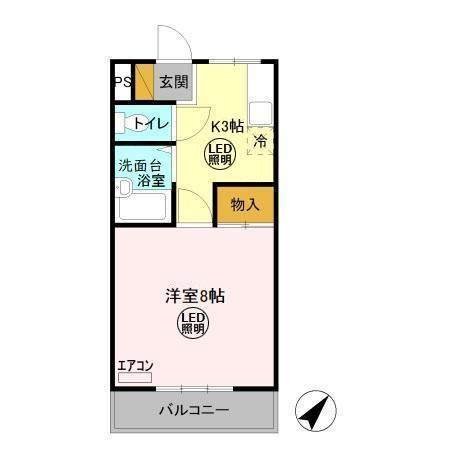 アーバンヒルズかしまIの間取り|間取図