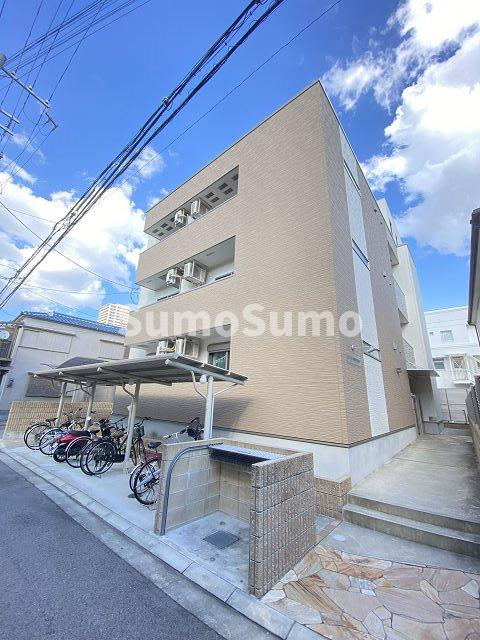 フジパレス東桜木町Ⅱ番館の外観|外観は落ち着いています