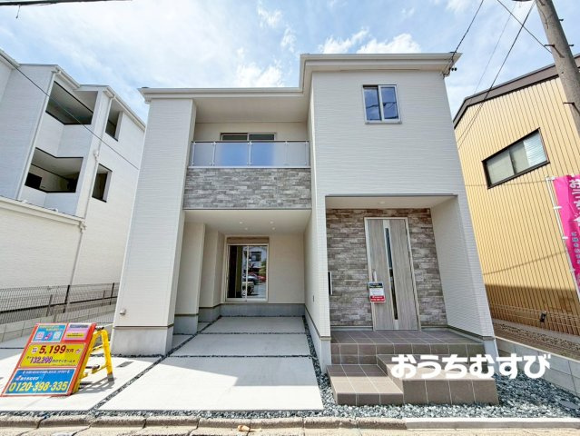 北区西志賀町1期(全2棟)の前面道路含む現地写真