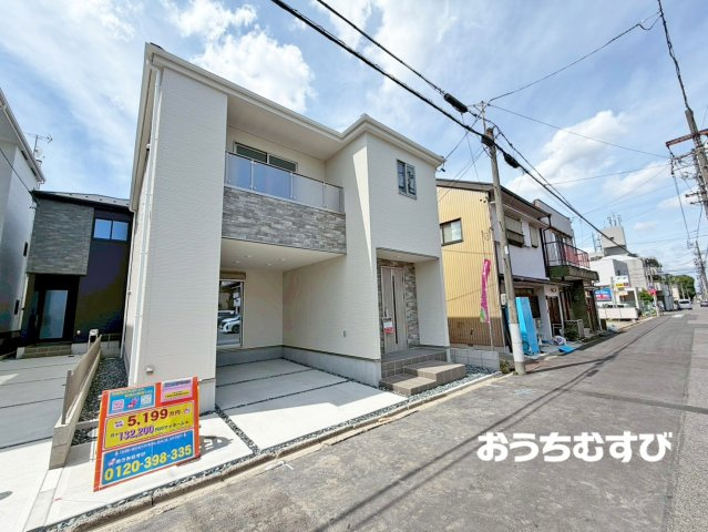 北区西志賀町1期(全2棟)の前面道路含む現地写真