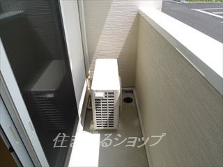 広島市安佐北区白木町大字井原のアパートのバルコニー|のどかな田園風景・陽当たり良好