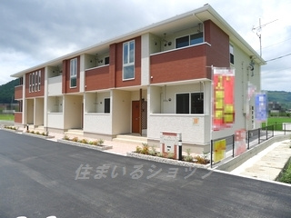 広島市安佐北区白木町大字井原のアパートの外観