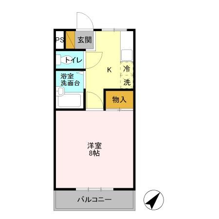 アーバンヒルズかしまⅠの間取り|間取図