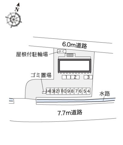 神戸市西区北別府１丁目の賃貸マンションの駐車場
