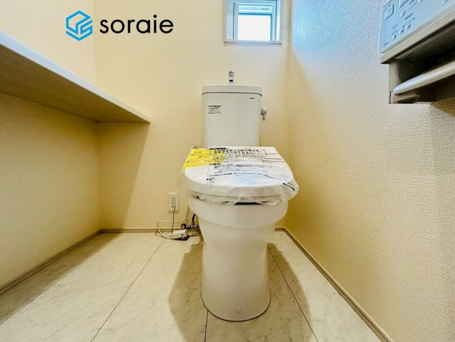 入間市久保稲荷4丁目　全1棟　新築戸建のトイレ|4/24　撮影