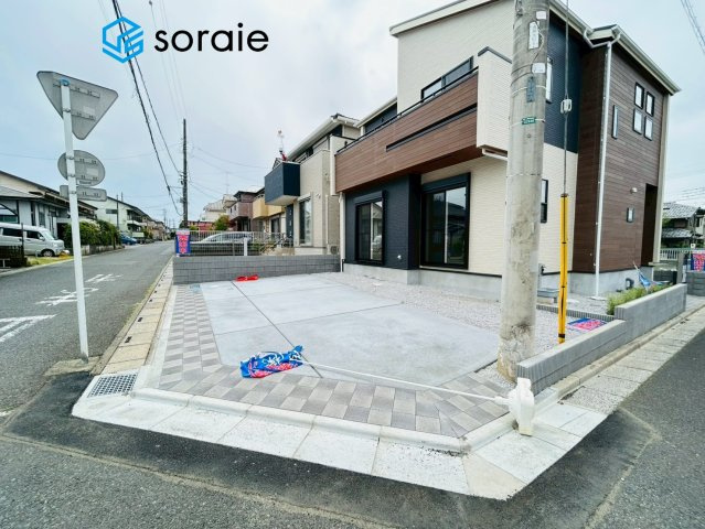 入間市久保稲荷4丁目　全1棟　新築戸建の駐車場|4/24　撮影