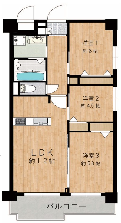 朝日プラザ門真の間取り|間取り図はいかがですか？ご希望を叶える間取りですか？リビングの広さは？水回りの位置は？カウンターキッチン？など色々な情報が集約されています。弊社ではリフォームなどのご相談も承っております。