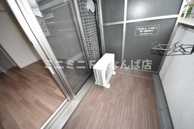 プレサンス四天王寺前夕陽丘のバルコニー