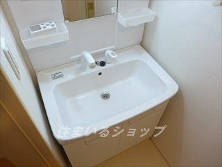 広島市安佐北区上深川町のアパートの洗面所|シャンプードレッサー