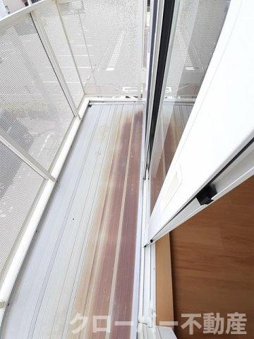 スイートピーＡのバルコニー