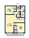 【間取り】 | ２ＬＤＫのお部屋です！