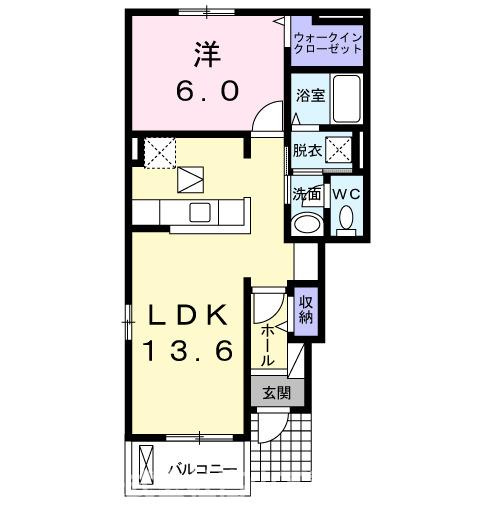 ロワンテール　Ⅱの間取り