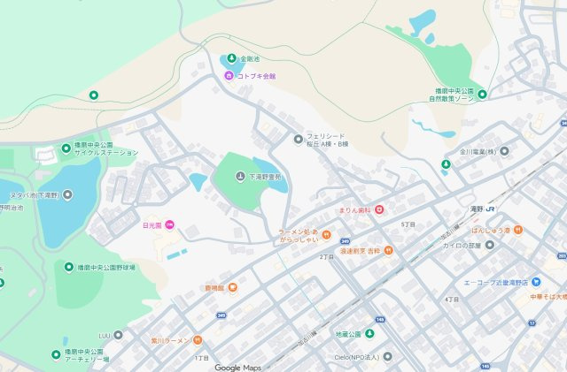 加東市下滝野　第12期　新築一戸建ての地図