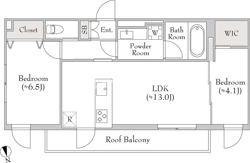 テラブリック南大井の間取り